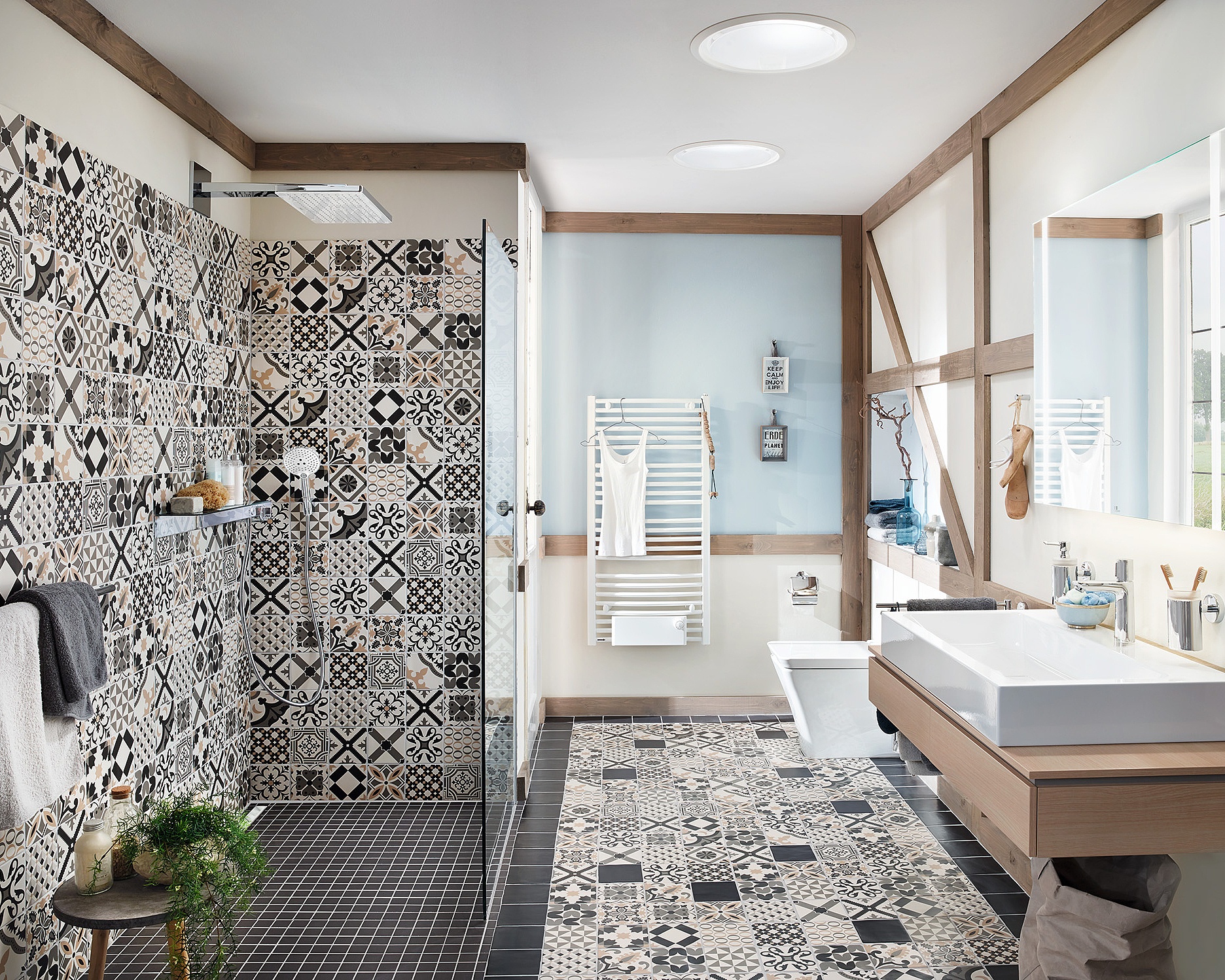 Kermi Duschdesign Walk-In-Duschkabine WALK-IN-XC Wall