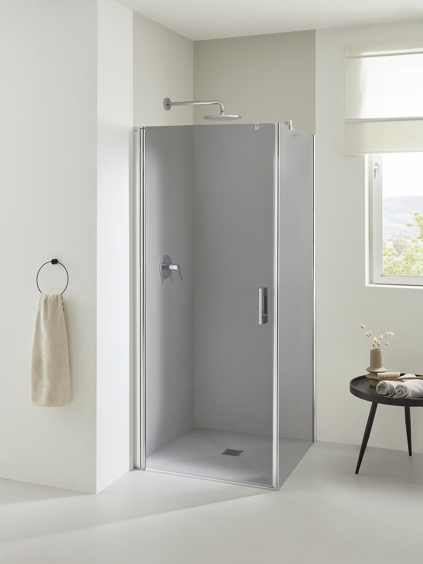 Kermi Duschdesign Duschkabinen Glas ESG Grau