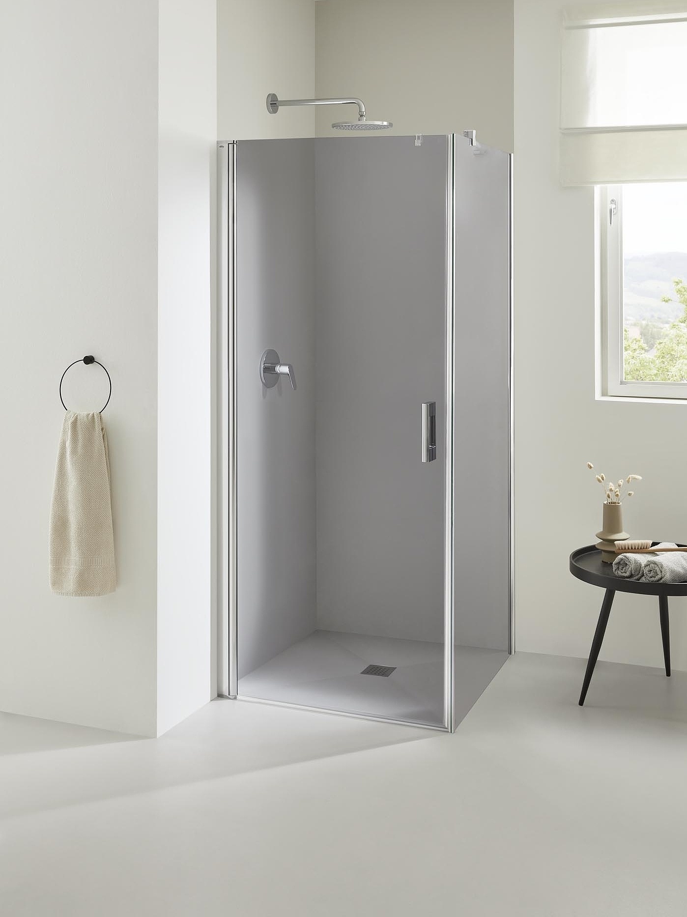 Kermi Duschdesign Duschkabinen Glas ESG Grau