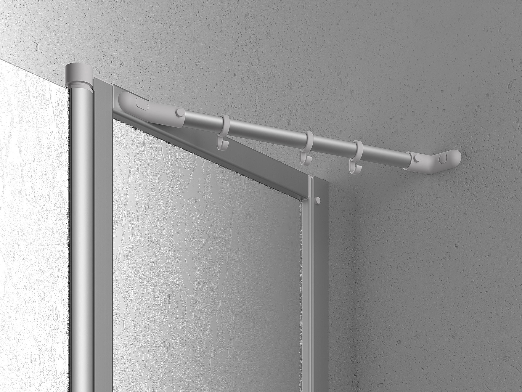 Kermi Duschdesign Profil-Duschkabine NOVA 2000 Stabilisierung