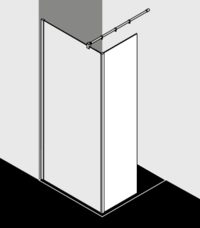 Kermi Duschdesign Duschkabine - WALK-IN XB FFL