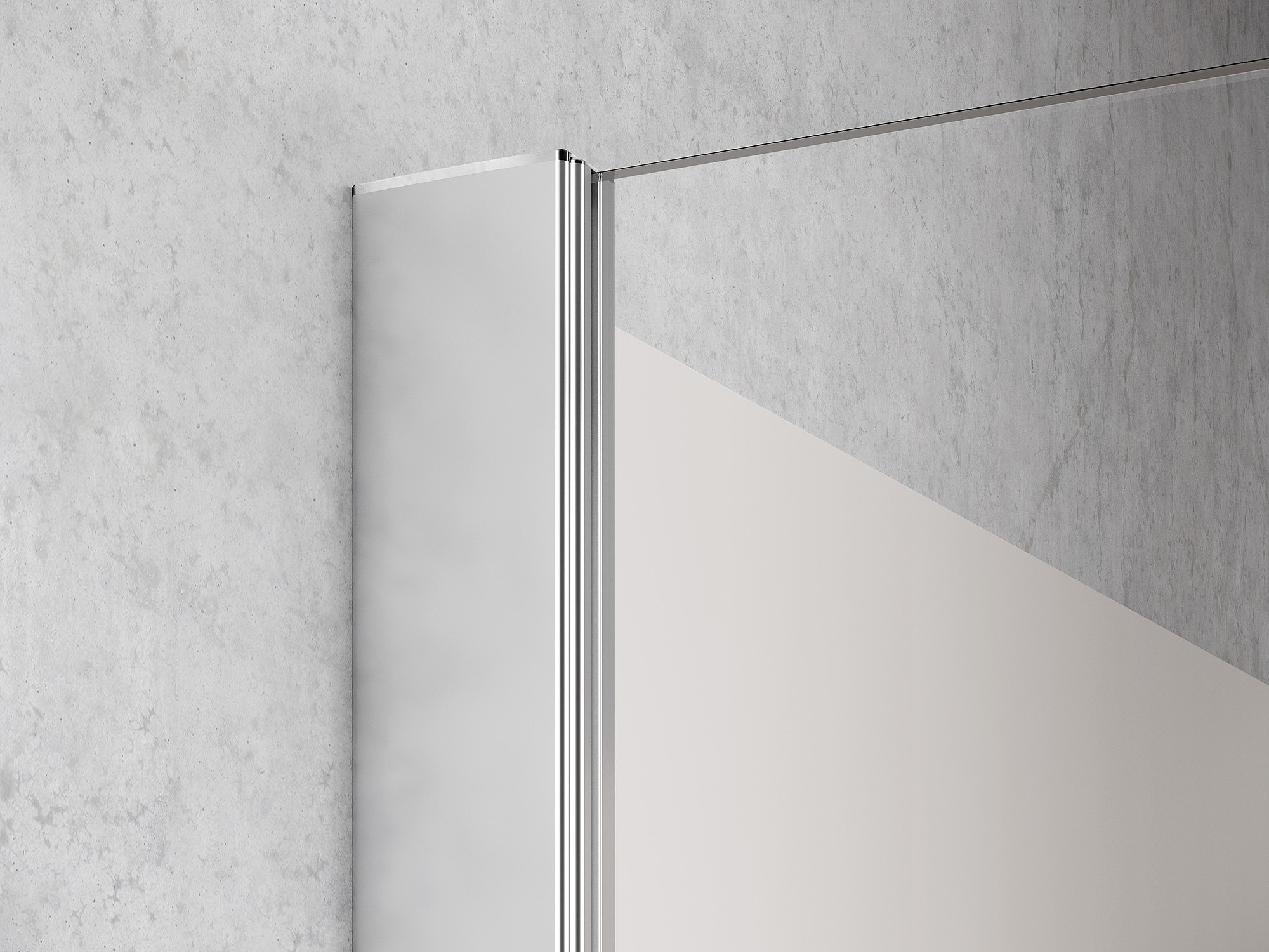 Kermi Duschdesign Duschkabine LIGA Wandprofil