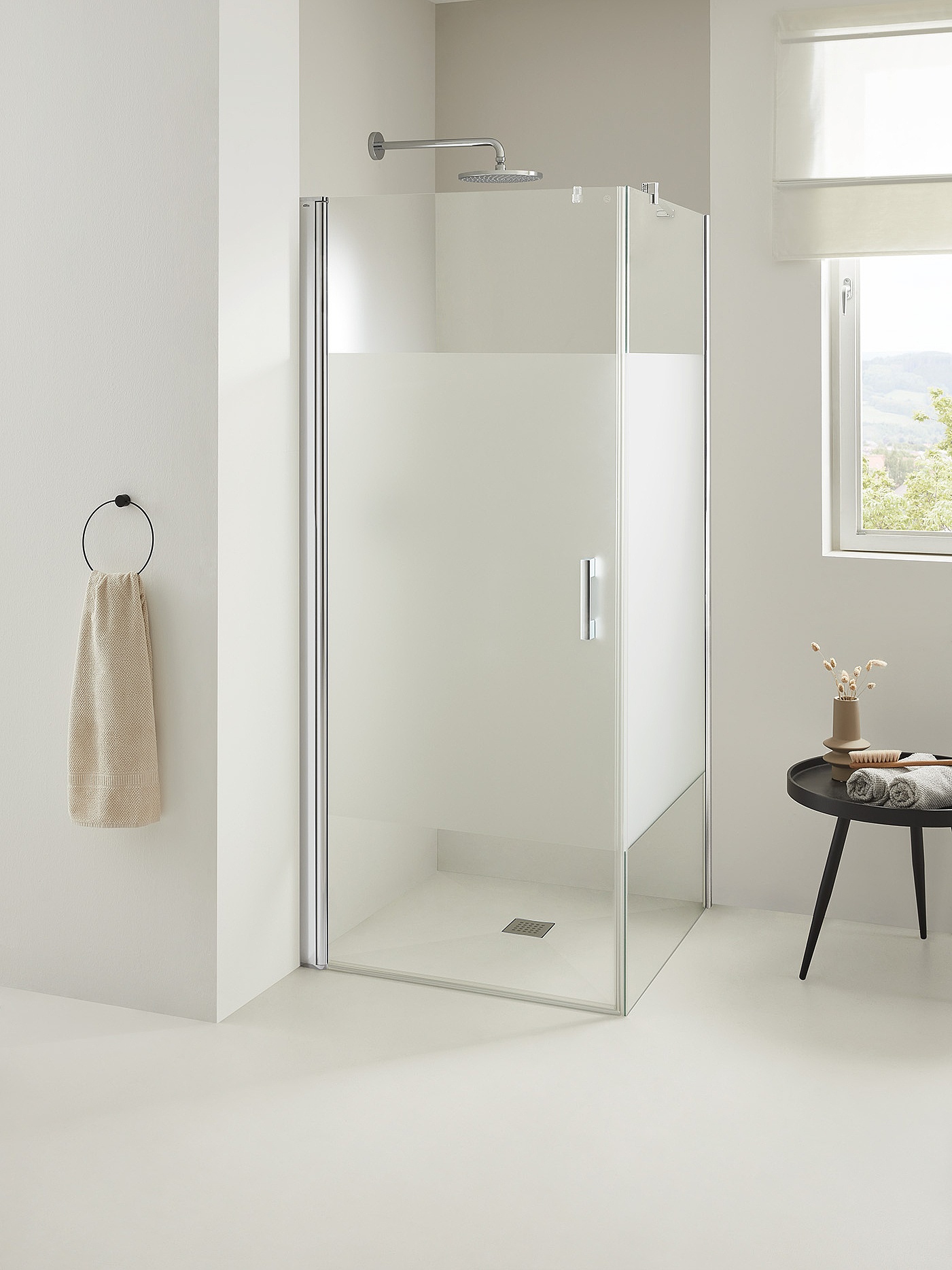 Kermi Duschdesign Duschkabinen Glas ESG Dekor Stripe 2