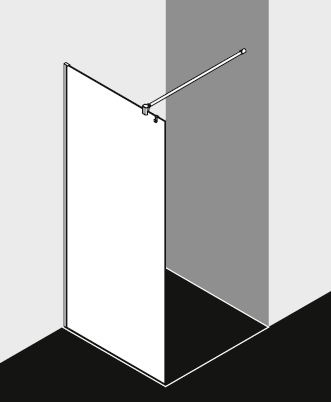 Kermi Duschdesign Duschkabine MENA METPFL