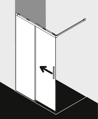 Kermi Duschdesign Duschkabine NICA NIJ2BL