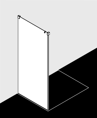 Kermi Duschdesign Duschkabine NICA NITUBL