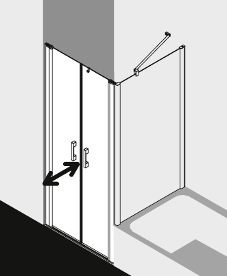 Kermi Duschdesign Duschkabine PEGA PEPTD TVDR