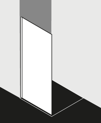Kermi Duschdesign Duschkabine - WALK-IN XC WIOL